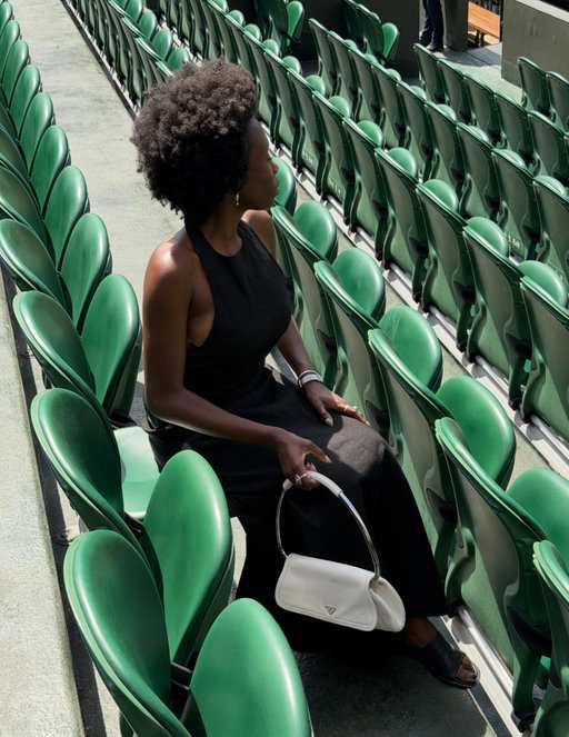 witnessed the longest quarter final at Wimbledon on the front row, my mum may never forgive me 🤍🎾🦢

the winning moment 🎾

she’s iconic, the baddest, my main character 🫶🏿🎾👏🏿

😎

so aesthetic 💁🏿‍♀️

backless in sezane 🦢🤍

THE QUEEN 🎾🫶🏿 

🎾🎾🎾

my bag reminds me of a tennis racket 🤍 thanks prada 🤍

my fashion girl 🦢🤍

the only babe I saw up there, icon 👑

if you look closely that’s Djokovic behind me 👀

what I’m seeing 👀🤭

the best day 🫶🏿
