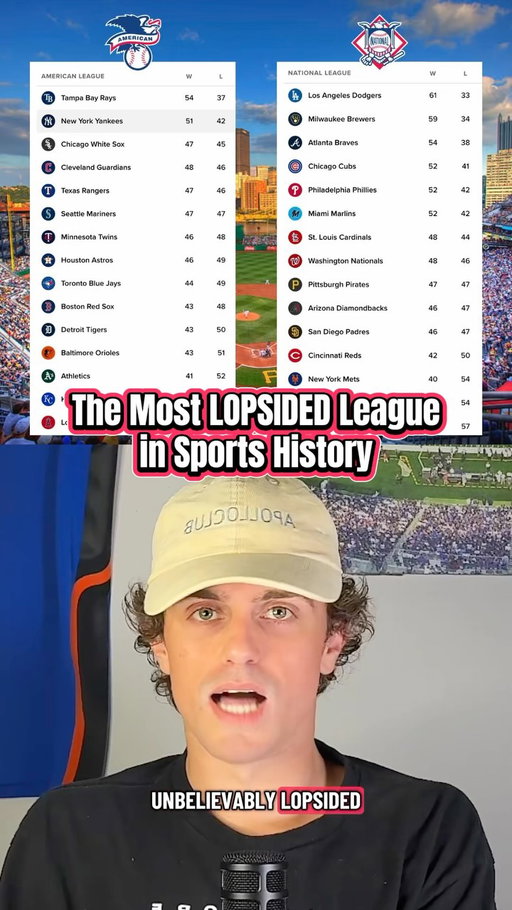 I’m not convinced there’s a single good team in the AL… #MLB #baseball #AL #NL #yankees
