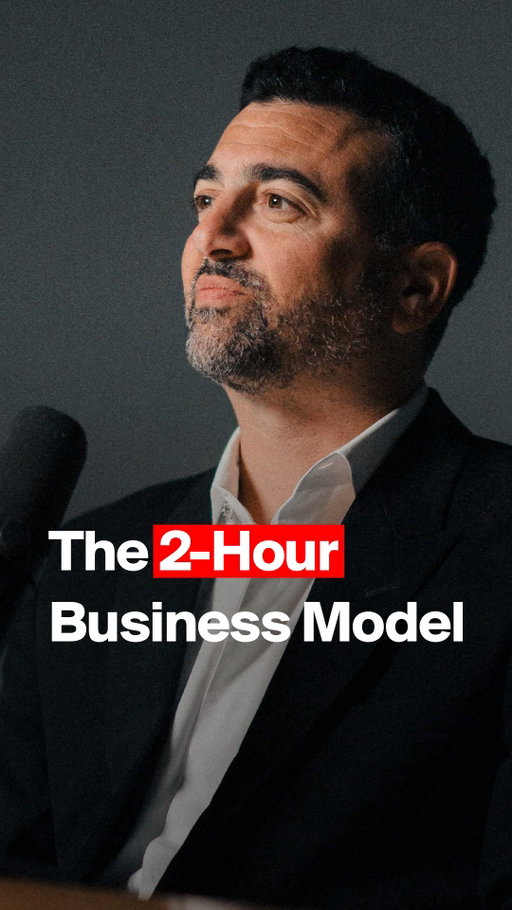 6 hours a week to make all your money. A wild model. Comment “TERZIAN” for the full episode 🧠