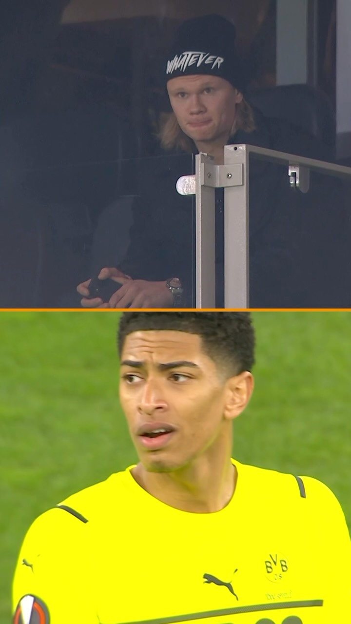 Erling Haaland 🖤💛 Jude Bellingham 

#UEL