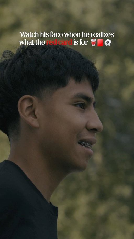 THE RED CARD NOBODY SAW COMING🥤🟥 ⚽

Brian and Eli are longtime members of the @thelaa who do so much for their community and now they’re going to the @fifaworldcup. Stay tuned for more of their story as they head to the Quarterfinals in Boston.