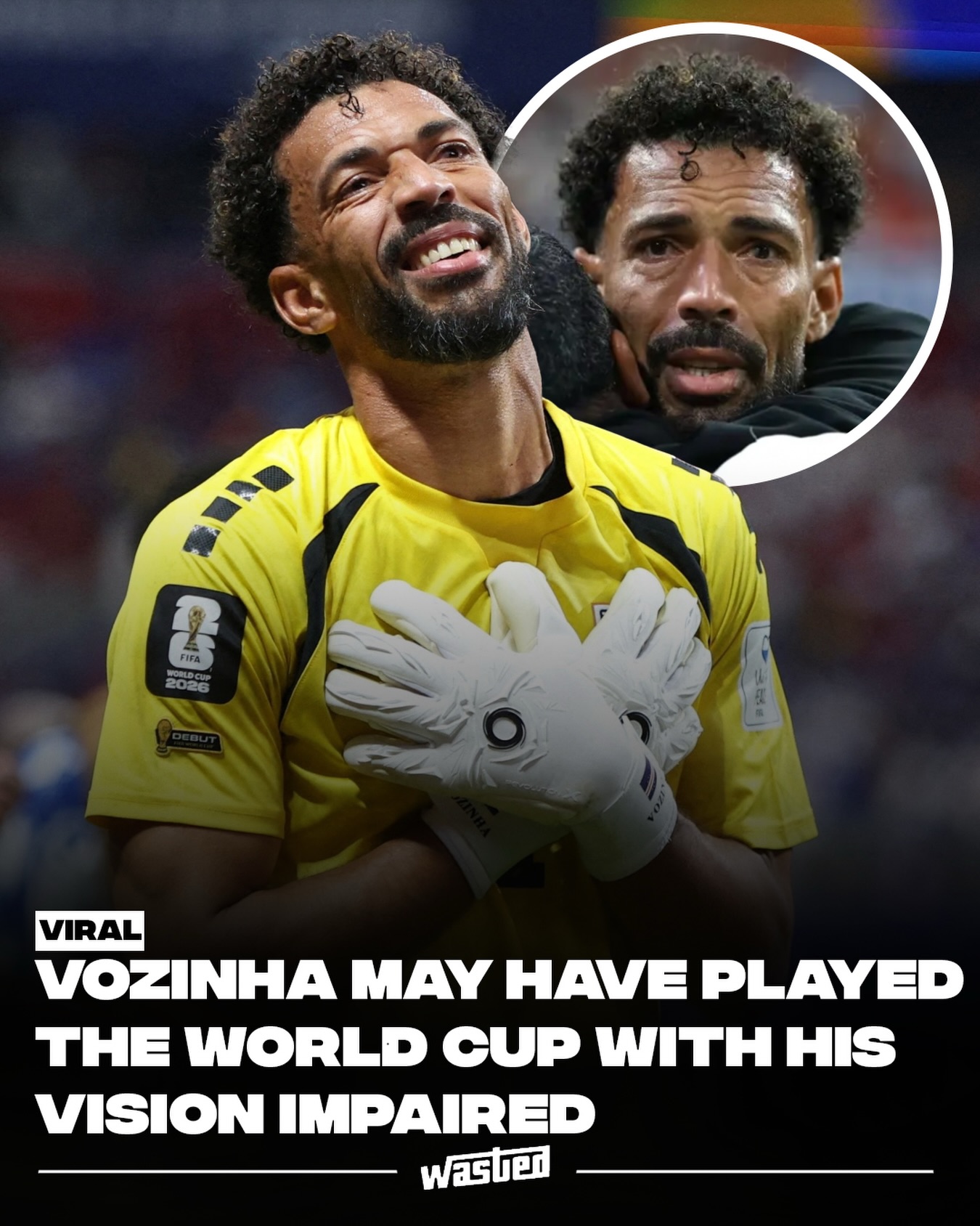 At 40 years old, Vozinha entered the 2026 World Cup as a free agent, having just left Portuguese second-tier side Chaves, and represented tiny Cape Verde with almost no global attention. Everything changed the moment the tournament kicked off. The veteran keeper, whose real name is Josimar José Évora Dias, announced himself with a stunning seven-save masterclass to hold European champions Spain to a 0-0 draw in Cape Verde's World Cup debut.

From there, the fairytale only grew. The Blue Sharks went unbeaten through the group stage with draws against Spain, Uruguay, and Saudi Arabia, then pushed defending champions Argentina to the very brink before falling 3-2 in extra time in a thrilling Round of 32 clash. Vozinha was immense throughout, finishing the tournament with 18 saves, including eight against Argentina and a memorable stop to deny Lionel Messi.

His displays became even more remarkable once fans learned what he was playing through. During the Argentina match he was seen receiving treatment on the field, and coverage since has reported that Vozinha lives with a pterygium, a fleshy growth over part of the cornea that can cause irritation and blurred vision, though this comes via medical commentary rather than an official statement. His run has transformed his life: once sitting on around 46,000 Instagram followers, he has since rocketed past 20 million and is still climbing, reportedly becoming the most-followed goalkeeper on the platform. After the final whistle, he walked the pitch lifting each heartbroken teammate back to their feet.

Sources: Bleacher Report, The Ringer, Yahoo Sports.