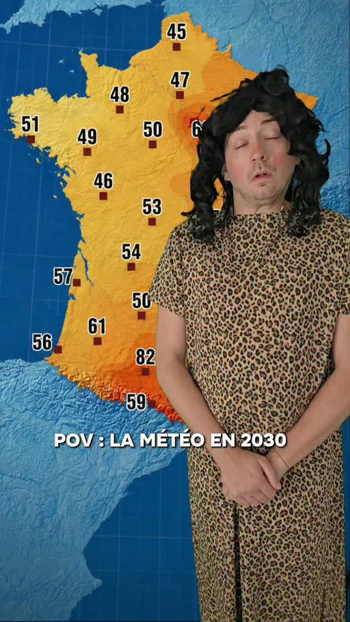 POV : LA MÉTÉO EN 2030 #canicule #meteo #sketch #humour