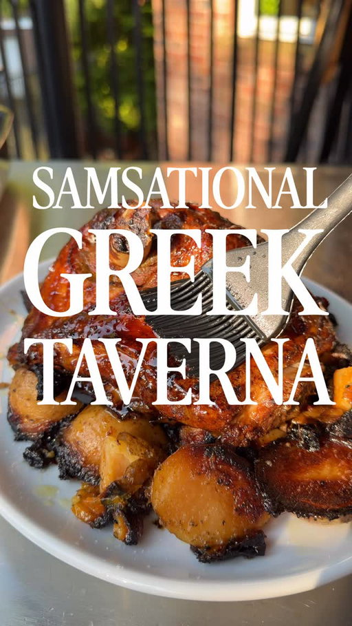I opened a Greek Taverna on my balcony!

I would also like to note that I served lots of mezze along side this, however, the video would have been about 15 minutes long!

Let me know what I should do next

Most of my recipes were from @chefmarinie book, eat like a Greek. I couldn’t recommend it more!!

Hope you all thoroughly enjoyed!
