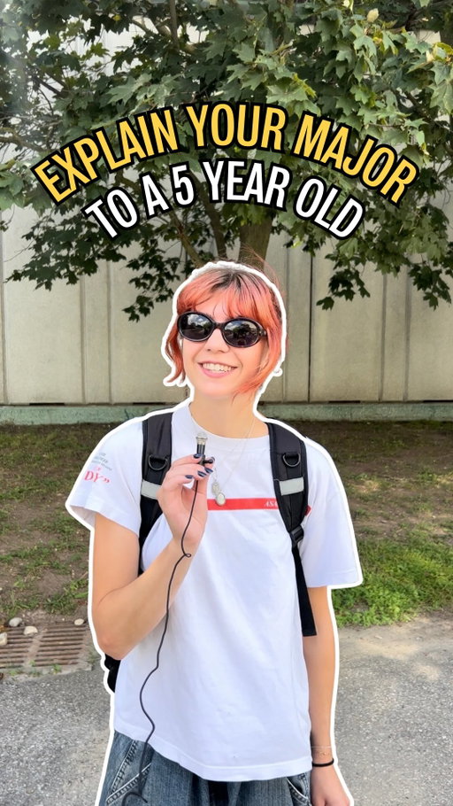 We asked Waterloo students to explain their major to a five year old and the answers did not disappoint. 😂

From superheroes to mind readers, here’s how students summed up their programs in the simplest (and funniest) way possible.🦸📚

What’s your major? Explain it to a five year old in the comments. ⬇️

#uofwaterloo #uwaterloolife #campuslife #major #trend