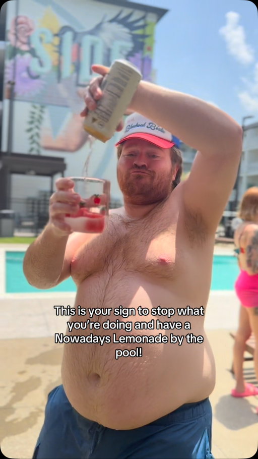 I’ll be drinking @trynowadays all summer long by the pool! You have to try the lemonade flavor immediately! #nowadayspartner