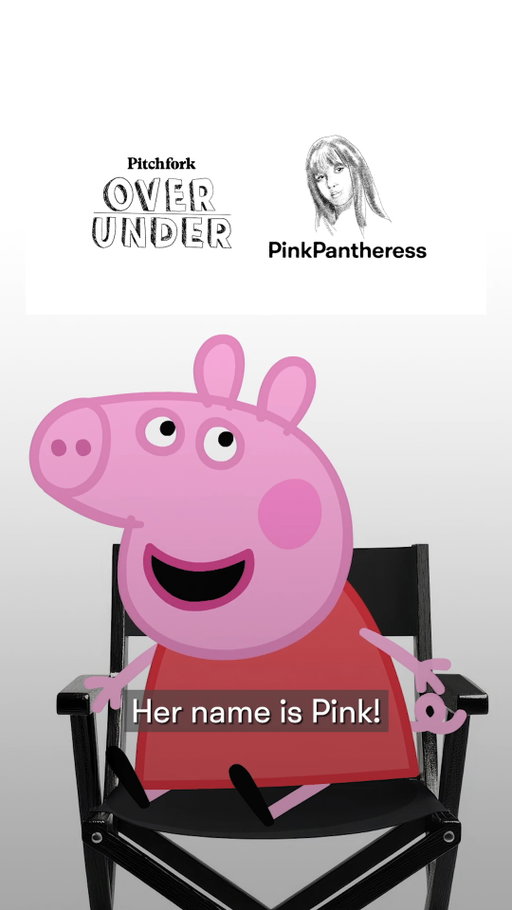 Her name is Peppa and she’d be really glad to meet you @pinkpantheress. Watch our Over/Under with Peppa Pig at the link in bio.