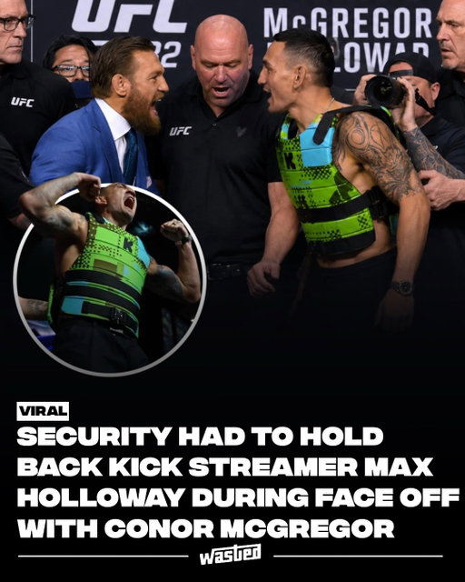 UFC fighter #MaxHolloway faces off with a bullet proof @kickstreaming vest against Conor McGregor 👊

Who do you think is going to win tomorrow? 

#kickpartner