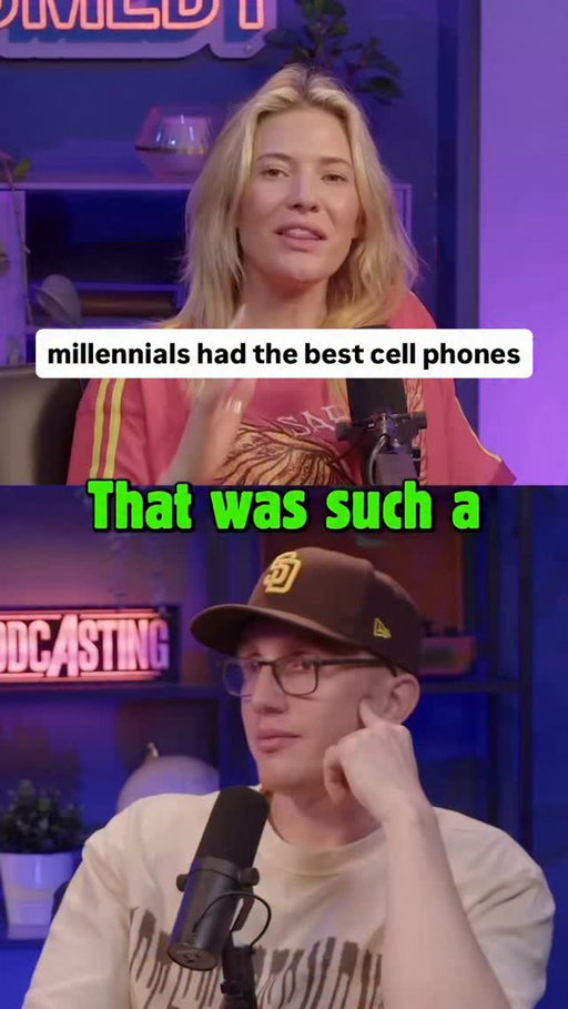 what was your first cell phone (full episode link in bio) #cellphone #millennial #highschool