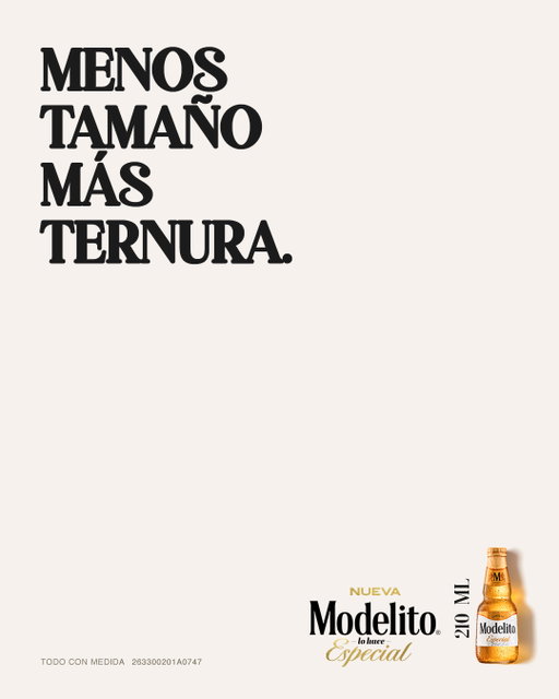 😍NUEVA MODELITO 🍺🤏🏻Gran sabor en tamaño pequeño. #ModelitoLoHaceEspecial