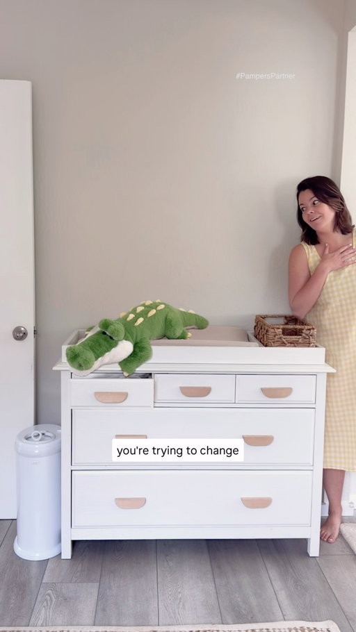 Alligator rolls 🤝 Pampers Cruisers 360°. Made to keep up with every twist, turn, and roll!
 
📹: @colette.peri 
#PampersCrusiers #Toddlers #ToddlerParents #Diapers