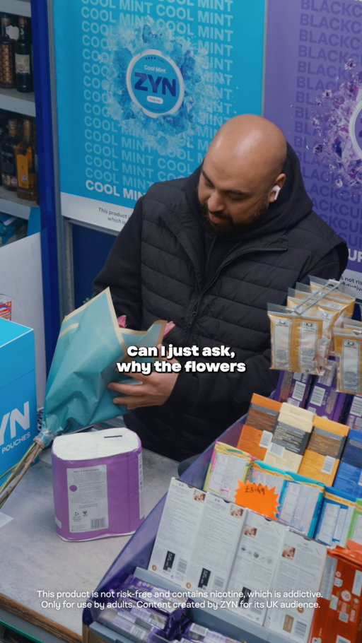 Flowers if it goes right, toilet roll if it goes wrong.. 💐

Niko B @ihatetomaustin steps up to Bossman @asimc ’s counter and let’s just say, we learn a lot… 👀

Episode 3 incoming ⏳turn notifications ON so you don’t miss it.

#ZYN #CornershopConfessions #Bossman #NikoB