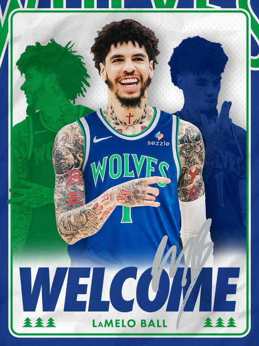 WELCOME TO MINNESOTA, MELO 🐺