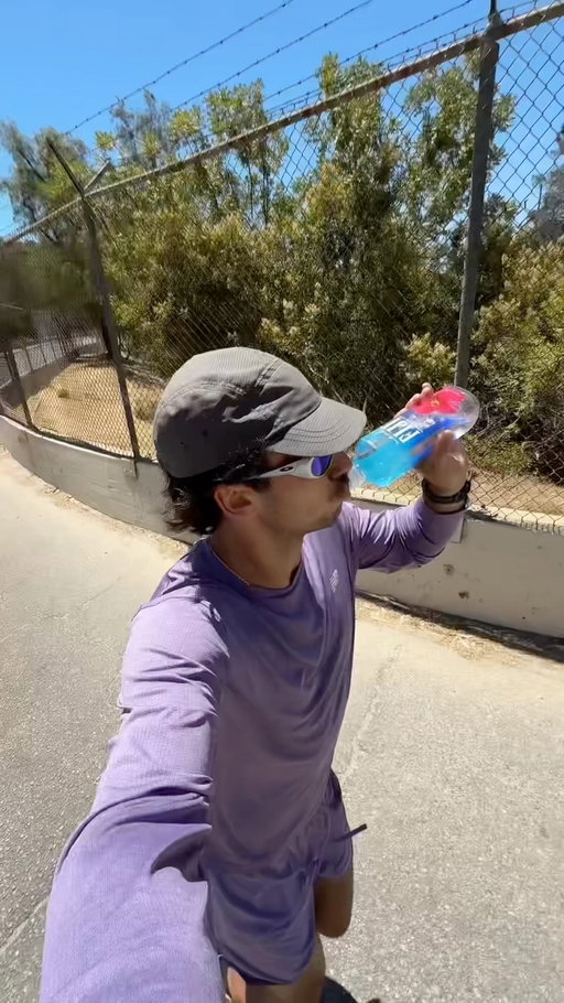 Keeping me refreshed for 5 miles @fijiwater #FIJIWaterPartner #running