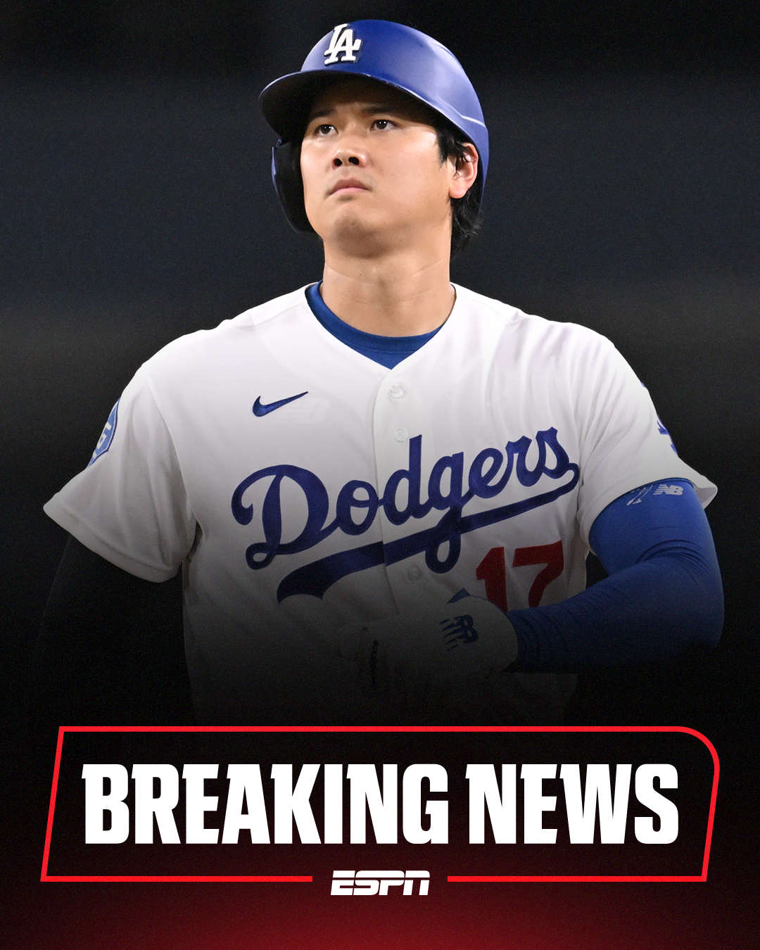 Breaking: Shohei Ohtani will miss the 2026 MLB All-Star Game due to continued irritation in his left knee, the Dodgers announced.