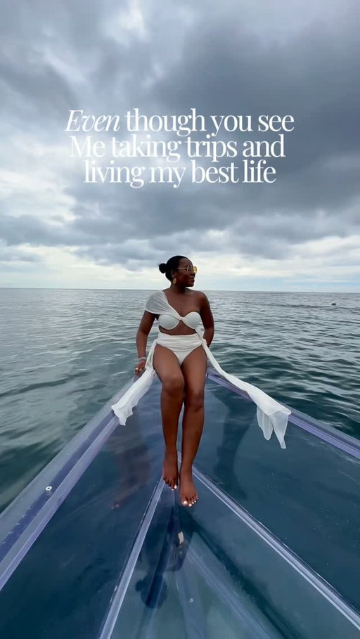 Don’t ask🤷🏾‍♀️😂

Living off the grace of God & @fotosbyfola 👀

#justsaying #travelhumor #relatablecontent #travelcreator clear boat, beach day, funny reel 

My one piece swimsuit is by @andreaiyamah 
📍 Grenada