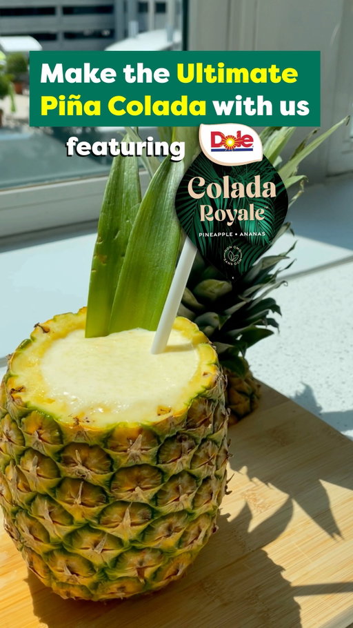 Get ready to sip your way to tropical paradise! 🍹🏝️ Make the ultimate Piña Colada with our new COLADA ROYALE®️ Pineapple 🍍This indulgent, non-GMO pineapple has a hint of coconut, making it the perfect primo ingredient for this iconic drink. See below for how to make it.

Ingredients: 
- 1 frozen banana 
- 1 ½ cups fresh COLADA ROYALE®️ Pineapple chunks, Frozen 
- 1 cup unsweetened coconut milk 
- 1 teaspoon light agave nectar 

Directions: 
1. Cut off the crown of the pineapple and hollow out the core. Chop and freeze your pineapple. 
2. Add ingredients to blender. Blend until smooth and add to your pineapple. Add pineapple fronds as garnish, if desired.

#NationalPinaColadaDay #PinaColada #ColadaRoyale #ColadaClub