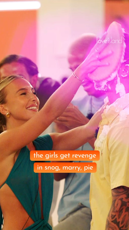 The girls prove that revenge is a dish best served with cream 🥧