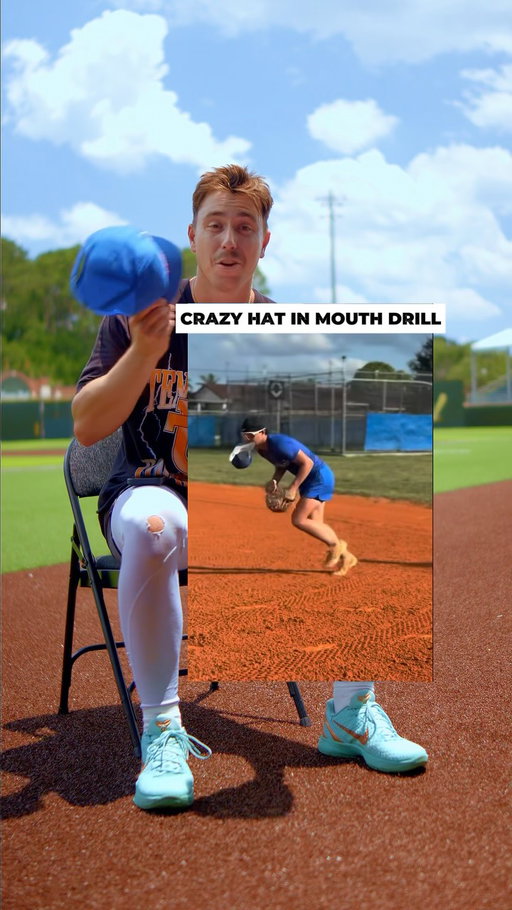 Does the hat in mouth drill actually work?

Since I’ve converted into the infield from being a full time catcher, I’ve searched for infield drills to get a better feel for ground balls. As a catcher, my instinct is to block so I find my glove deep. This drill helped a lot with my eyes and seeing the ball. Honestly, I liked it more than I thought. Try it out, send it to another infielder, and let me know what you think! You got this!

Shoutout to @_haroldmartinez for the original video!  Also check out @coach.mike.w for his awesome review of this drill! 

#baseball #baseballlife #baseballdrill #infield #sports