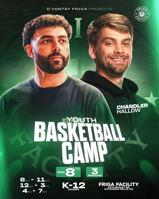 Chandler Hallow @chandlerhallow is making his YouTube basketball debut at @frigafacility on August 7 for our next LIVE event! 1 vs 10 Hoopers…👀

The very next day on August 8th, we’re hosting our first-ever Faith based Basketball Back-to-School Youth Camp!
This day is about so much more than basketball. Kids will have the opportunity to grow their game, hear an encouraging message, and spend the day with some of their favorite creators. 

Youth Camp registration is NOW OPEN! Sign up using the link in my bio.

We’re also looking for businesses and individuals who want to help make this an unforgettable back-to-school experience. If you’d like to sponsor the event by donating backpacks, school supplies, notebooks, folders, binders, pencils, or other essentials, we’d love to partner with you and bless as many families as possible.

🚨 Tickets & games for the August 7 LIVE event will be announced soon… so stay tuned.
