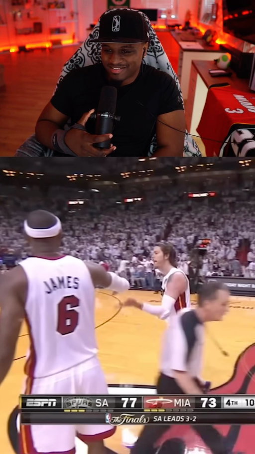 In 2013 game 6, Miami trailed by 10 in the 4th on the brink of elimination.

LeBron dropped 16 4th quarter points, including a crucial 3 right before Ray Allen tied the game

Is he due for a return to Miami?👀

#lebron #miamiheat #nba #reels #fyp