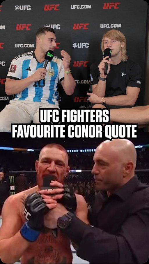 Every UFC fighter has a favourite Conor McGregor quote 😂 #ufc #conormcgregor