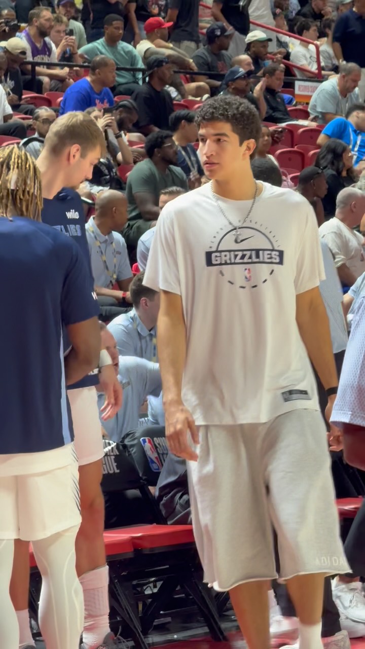 El mexicano tendrá que ver el debut de los Grizzlies en la NBA Summer League de Las Vegas desde la banca debido a una lesión 🇲🇽🥲