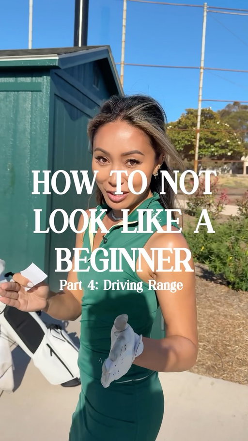 How to Not Look Like a Beginner - Driving Range Edition 🤌🏽⛳️✅ 

If you’re new to golf and don’t know where to start when it comes to driving range etiquette and practice flow, I got you covered! 💚💛 Hope this helps and enjoy your next range sesh 👊🏽 Let me know what other tips you’d like to see!

Outfit: @alyngolf 
_____________________
ALYN GOLF
GERALDINE COLLECTION
HOW TO NOT LOOK LIKE A BEGINNER