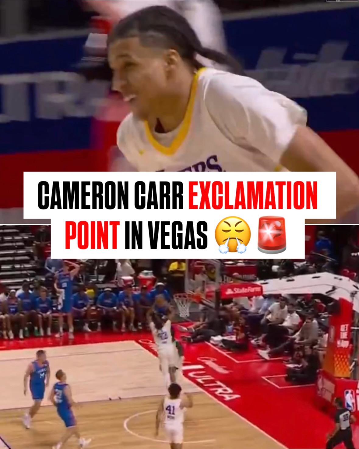 THE LAKERS START OFF VEGAS SUMMER LEAGUE WITH A BANG 😮‍💨🚨