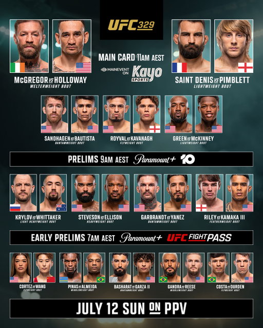 WE'LL SEE YOU TOMORROW 😤⁣
⁣
#UFC329 | Order Main Card at Link in Bio