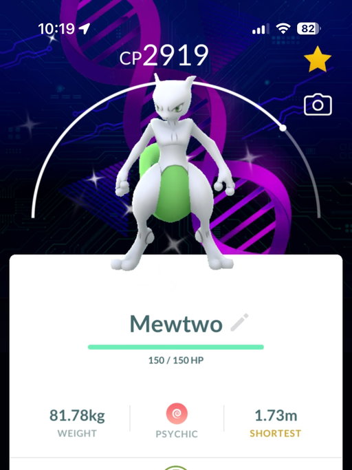 Shout out whoever just sent me that invite from Bangkok, Thailand! I just got my shiny Mewtwo with the background in @pokemongoapp 🤯🥳🫡