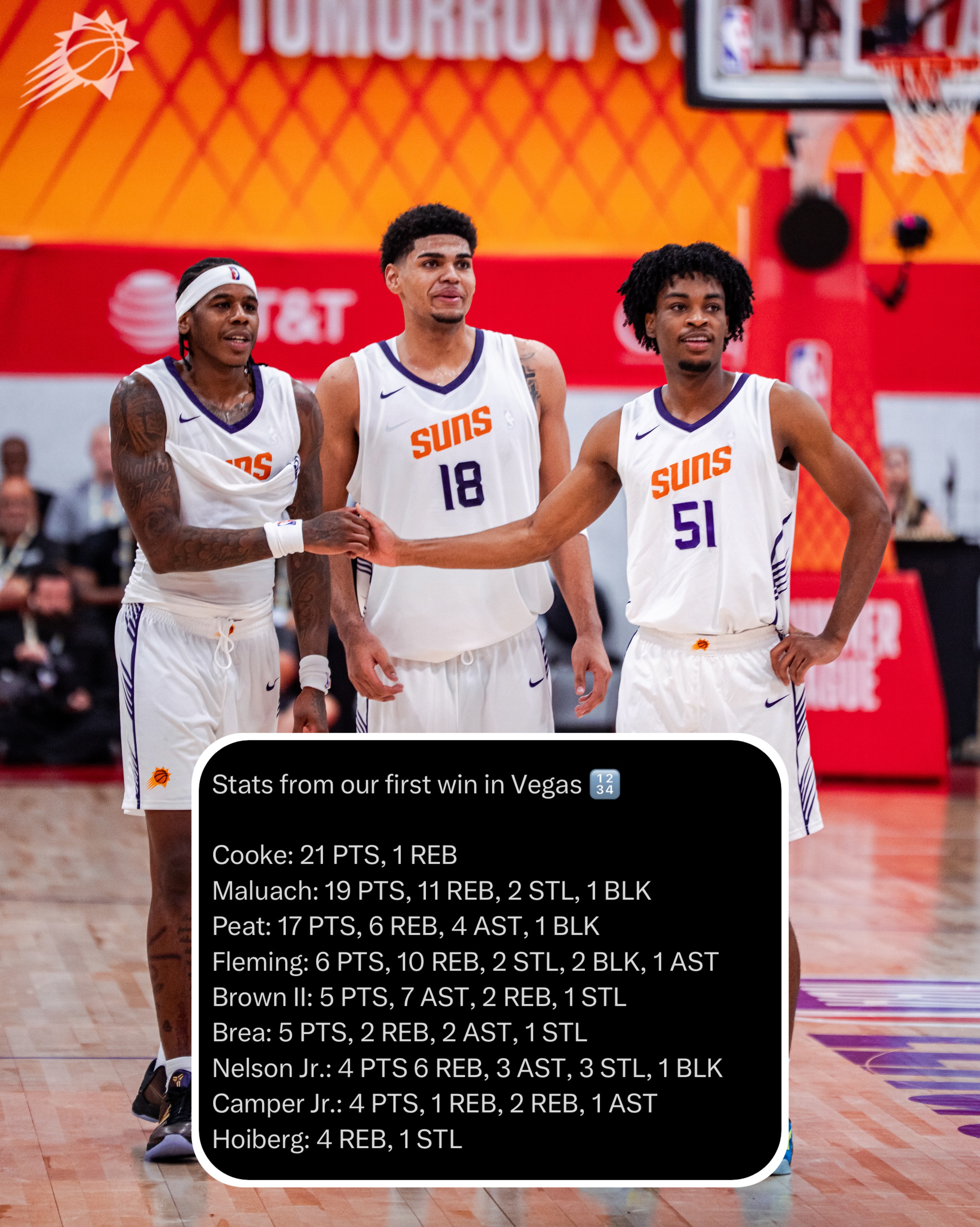 Starting out Summer League with a dub ✔️