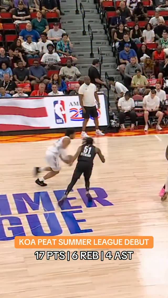 Summer League debut for our rook
