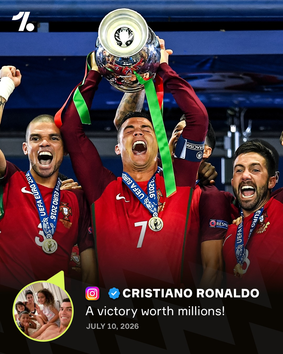 Cristiano Ronaldo looks back on Portugal's historic EURO 2016 title 🇵🇹💭