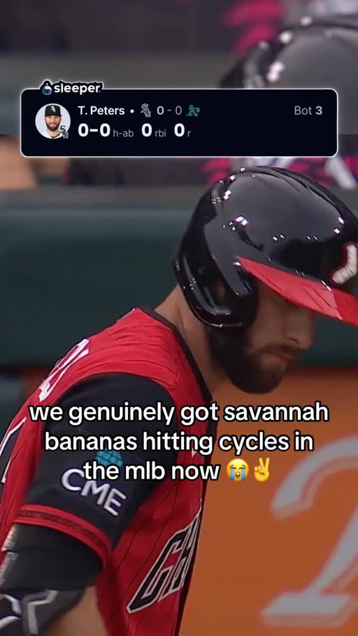 Triple and Homer in the same inning is crazy 😭