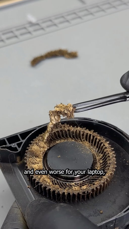 Never buy a Smoker’s laptop! Even if it’s a super cheap Dell Precision that just needs a fan replacement! #pc #tech #technology #computer