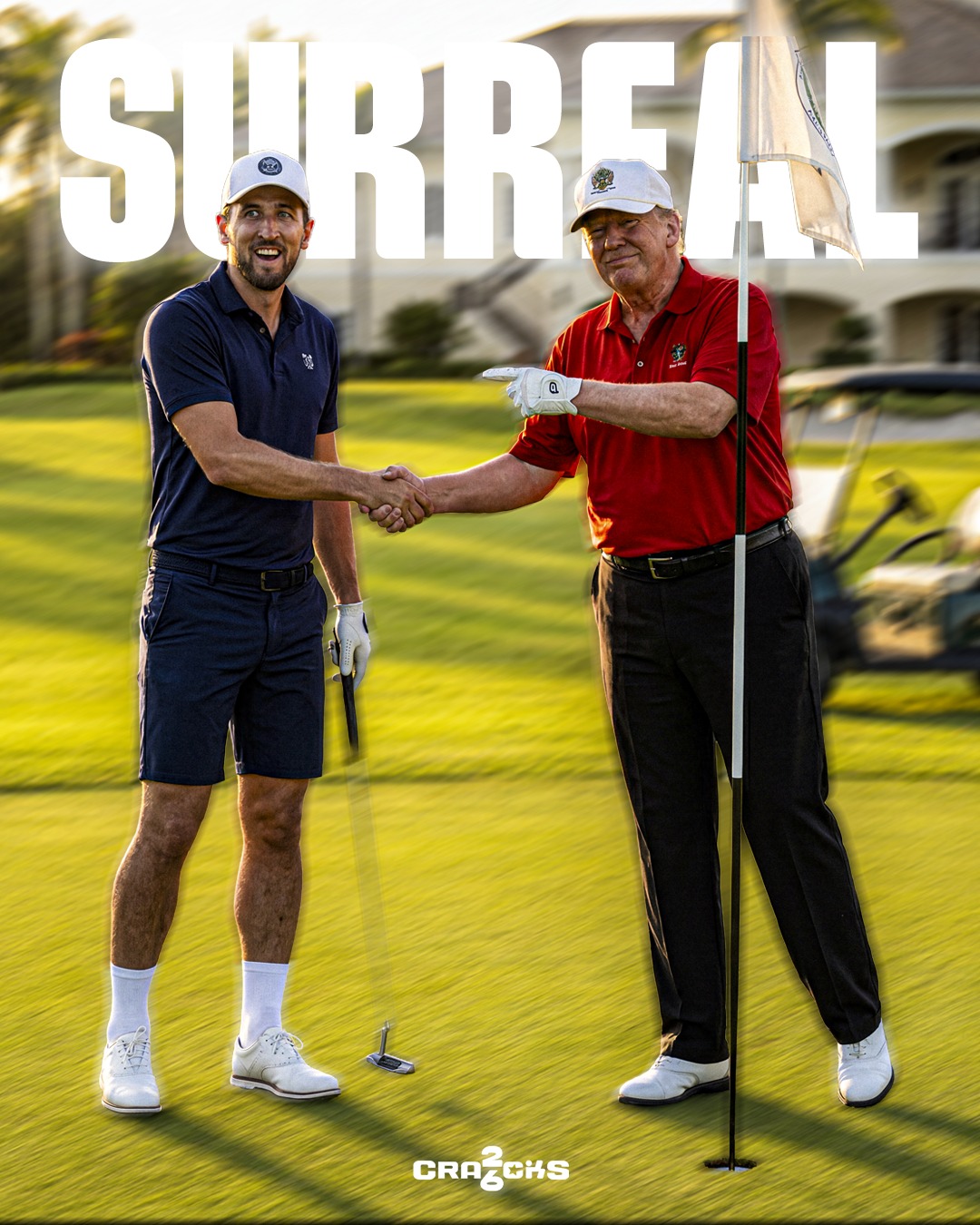 🏌️ KANE JUGÓ AL GOLF CON DONALD TRUMP

🏴󠁧󠁢󠁥󠁮󠁧󠁿 Harry Kane reveló que compartió una partida con Trump hace unos 18 meses en Palm Beach.

🗣️ “Me invitó y fue una experiencia surrealista”.

😅 El delantero también elogió su nivel: “No juega nada mal. Ojalá pueda jugar así cuando tenga su edad”.