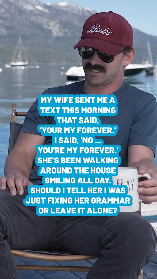 When you correct instead of compliment #relationships #humor #docktok