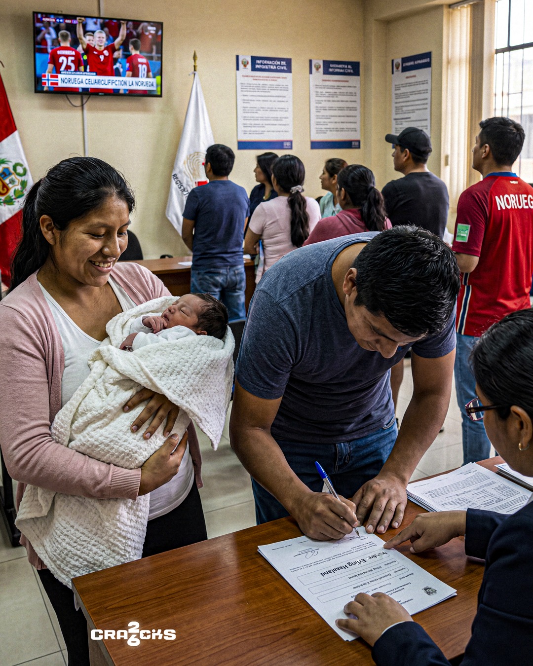 🤯 HAALANDMANÍA EN PERÚ

🇵🇪 La Reniec informó que 468 recién nacidos fueron registrados con “Haaland” y 91 recibieron el nombre completo “Erling Haaland”.

⚽ Las inscripciones aumentaron durante el Mundial, especialmente después de la histórica clasificación de Noruega a cuartos de final.

🔥 El impacto del Androide ya salió de las canchas.