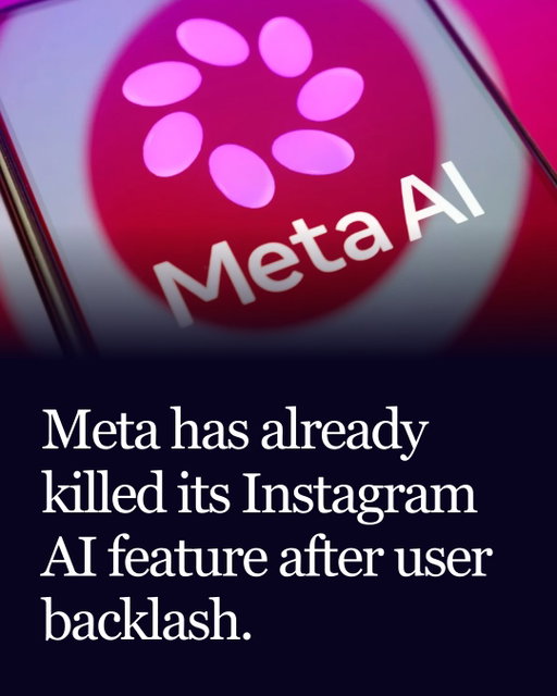 This is one of those rare occasions where Big Tech actually listens to its users.

Meta just killed the feature that let anyone generate AI images from your public Instagram photos. After backlash from users (and reportedly talent agencies), it's gone. In Meta's own words, it "missed the mark."

Here's the full statement from their blog:

"Our intent was to provide a useful creative tool and to give people control over whether their public content could be referenced in this way” and “We’ve heard the feedback that this feature missed the mark, so it’s no longer available."

Worth remembering how it launched though: on by default, no notification when someone used your photos, and an opt-out buried deep in settings. It took public pressure to undo it.

Your privacy shouldn't depend on finding a hidden toggle before a feature gets abused, and it shouldn't take a backlash for a company to ask permission first.

See our link in bio for info on what the feature was.