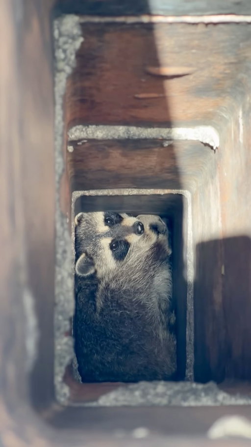 raccoon update!! the fact that they love marshmallows makes them 10x cuter?! anyway stay tuned cause i’m going back today to see how we save the other two 🥹