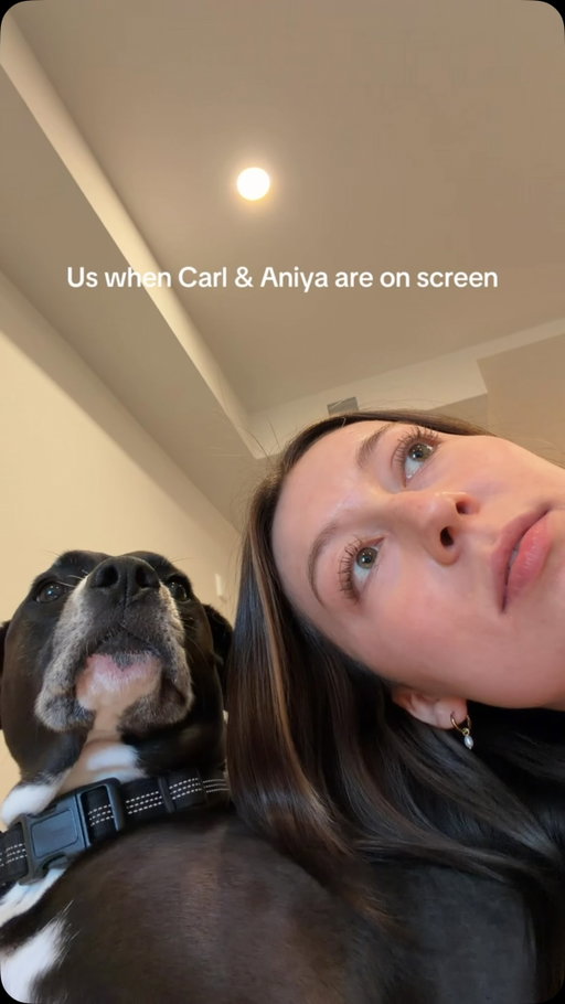 Lyla and I are practically barking at our screens when Carl & Aniya are there 🤍🐶 #loveisland #loveislandusa #carlandaniya #carlaniya