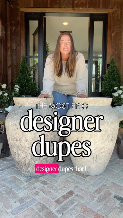 👉🏼 Say SEND ME below and I will get the details over to you in your DMs 😘

These are the most epic designer dupes that I have found so far this year… I just shared on my stories and realized I had to share here before they were gone — because they will be swiped up so fast! These are new release pots that I grabbed in both colors. They are currently under $200, and no one’s talking about them, but I promise you they will go viral and sell out here soon, it’s only a matter of days before everyone is talking about these 🤌🏼

They are 30” tall, suuuuper heavy, they have a great texture and give any space that European vibe. They can be used indoors or out (I have 2 of the dark ones for trees on my front porch now!). Unbelievable find!!! 

The price is already trending up as demand increases. And when they sell out, they’ll be out for months; this happened with my pots that went viral before, so move quickly!!

Love you girly 😘 Happy decorating.

Xoxo, 

Hannah

https://on.ltk.com/+c7eEpXDRjEkIreke09c4DQ LinkDM *625*