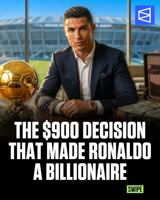 In a recent episode, @PortfolioBreakdown explained how Cristiano Ronaldo became football's first billionaire.

The video highlights that one of his smartest moves wasn't on the pitch. 

It was registering the "CR7" trademark for around €900, a decision that later became the foundation of a global business empire spanning sponsorships, licensing, hotels, fashion, and more.

This episode is presented by @Polymarket