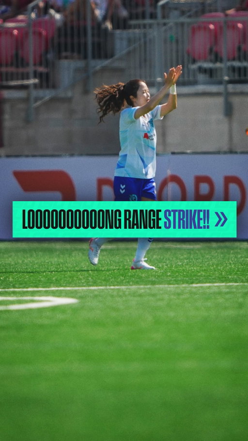 What a strike from distance @mina_world_ 😱