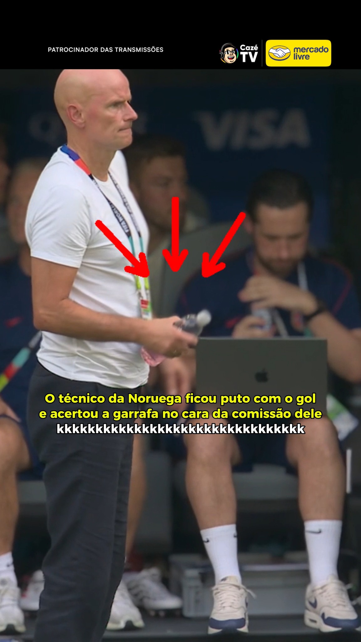 A INGLATERRA 🏴󠁧󠁢󠁥󠁮󠁧󠁿 EMPATOU O JOGO COM JUDE BELLINGHAM E O TÉCNICO DA NORUEGA 🇳🇴 FICOU TÃO PUTO QUE JOGOU A GARRAFA NO PÉ DO PRÓPRIO AMIGO 🤣🤣 KKKKKKKKKKKKKKKKKKKK

🇳🇴🏴󠁧󠁢󠁥󠁮󠁧󠁿 ESTAMOS AO VIVO COM UM JOGÃO DE COPA DO MUNDO ENTRE NORUEGA X INGLATERRA, VEEEEEM!!

#CopaNaCazéTV #Cztv27 #Original #TempoRealCazéTV #VídeoPatrocinado #MercadoLivre #Cztv19
