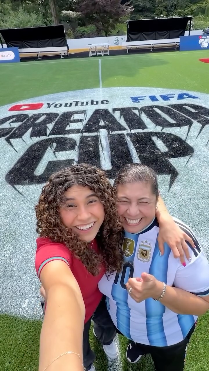 @jennyhoyoslol and @savingladyyt have their sunday plans locked 🤭 join them in watching the YouTube FIFA Creator Cup. streaming globally, live from Central Park in NYC, July 12th at 5pm ET.