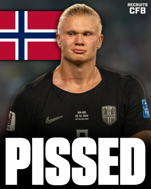 Norway fans were extremely upset on Twitter today after Sorloth REFUSED to pass to a wide open Haaland on what could’ve given them a 2-1 lead over England (swipe) 😳

Some fans are saying Sorloth was tired of Haaland making headlines and wanted the goal for himself…

Haaland finished the game with a disappointing 0 goals, after absolutely EXPLODING popularity-wise on social media recently. 

Thoughts?