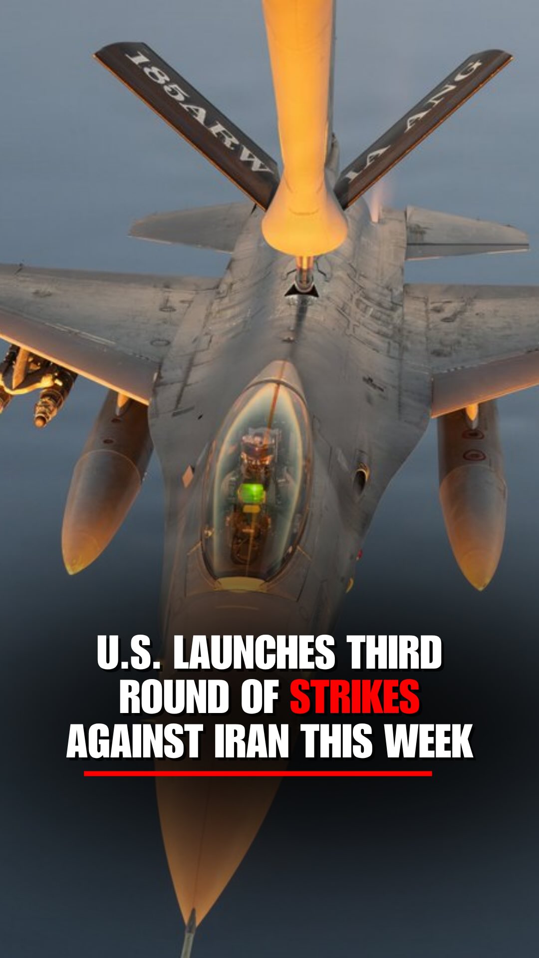 BREAKING: President Donald Trump has directed a third round of U.S. strikes against Iran this week after the Islamic Revolutionary Guard Corps attacked a commercial cargo ship transiting the Strait of Hormuz.

CENTCOM says the Cyprus-flagged vessel sustained significant damage, caught fire and was left unable to continue its voyage, with one civilian crew member reported missing.

U.S. officials say the strikes are intended to further degrade Iran's ability to target civilian ships after the regime again violated the Memorandum of Understanding.