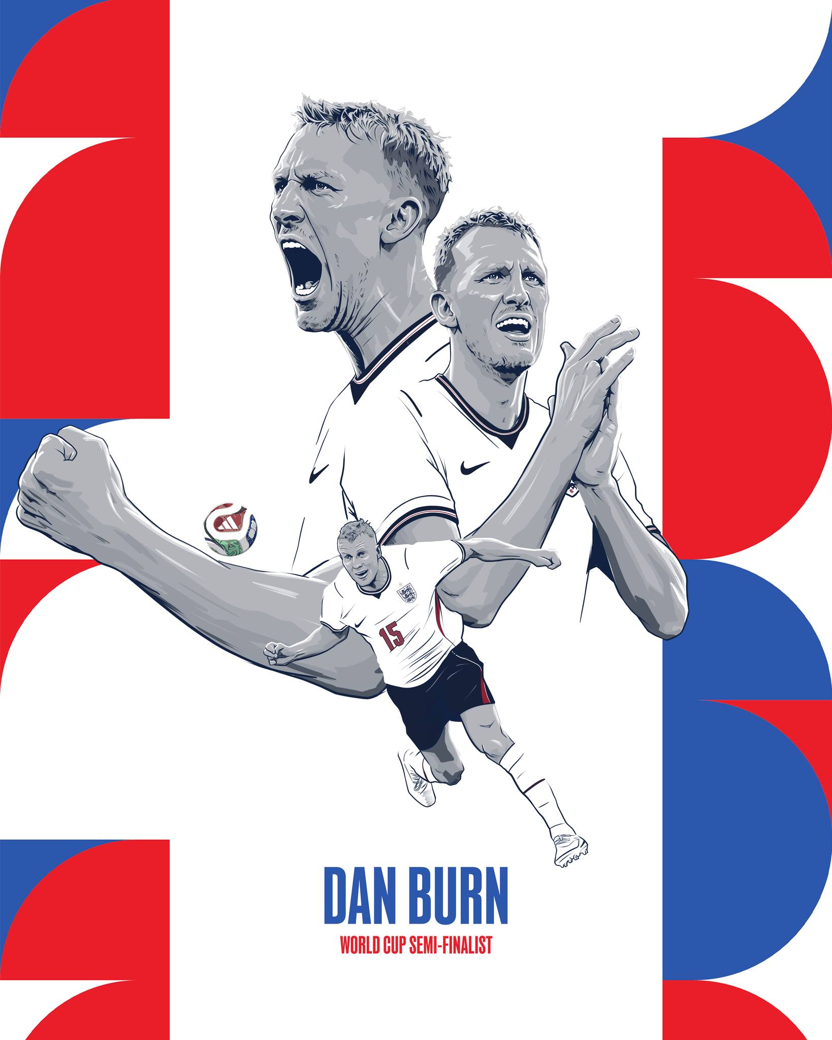 Big Dan Burn, World Cup semi-finalist 💪